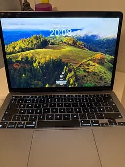 MacBook Air M1 2020 – 256 GB – mycket fint skick ,13 tum silver
