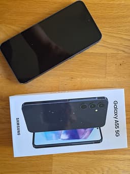 Samsung Galaxy A55 5G mobiltelefon 128 GB svart