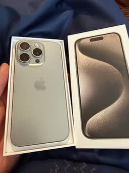 iPhone 15 Pro - Naturlig Titanium 128GB
