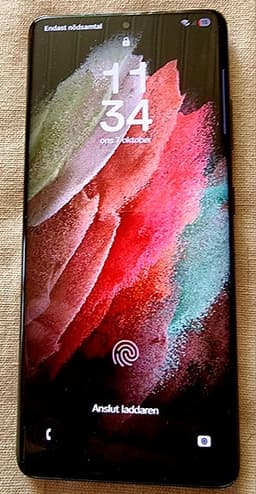 Samsung Galaxy S21 Ultra svart