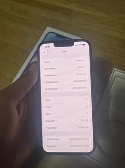 Apple iPhone 14 128 GB blå