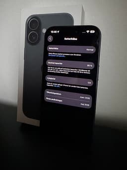 Apple iPhone 17 256 GB svart mobil