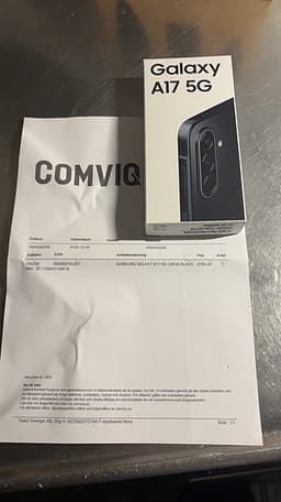 Samsung Galaxy A-serien mobil 128 GB svart