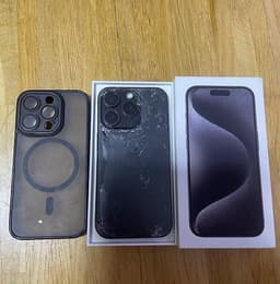 Apple iPhone 15 Pro 128 GB svart