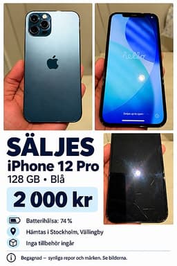 iPhone 12 pro 128GB