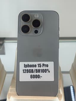 Apple iPhone 15 Pro mobil 128 GB grå
