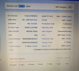 iPad Air 2 iCloud låst