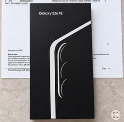 Samsung Galaxy S26 FE smartphone 128 GB oanvänd