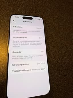 Apple iPhone 15 Pro mobil 128 GB silver