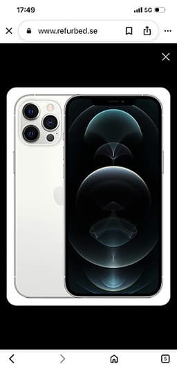 Apple iPhone 12 Pro Max mobil 128 GB vit