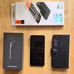 Samsung Galaxy S25 Edge 256GB (Nyskick + Tillbehör!)