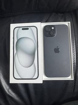 Apple iPhone 15 mobil 128 GB svart