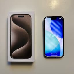 Apple iPhone 15 Pro mobil 128 GB titan