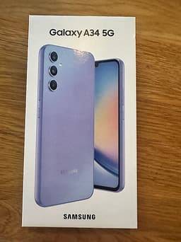 Samsung Galaxy A34 5G mobil 128 GB lila