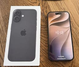 Apple iPhone 16 mobil 128 GB svart