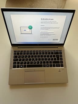 Laptop. HP Elitebook 840 G7, i5, 16 GB RAM, 14", 256 GB SSD, Windows 11