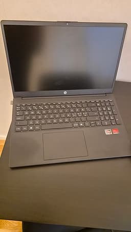 HP bärbar dator 15 tum svart AMD Ryzen