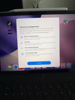 iPad Air 5 (M1) – Pencil, tangentbord & laddare ingår | Byte mot MacBook