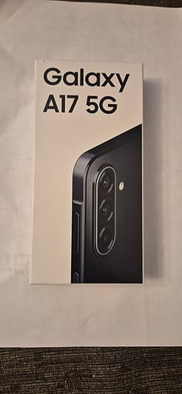 Oöppnad Samsung Galaxy A17 5G 128GB (Svart) – Helt oanvänd!