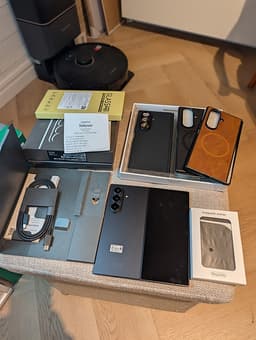 Samsung Galaxy Z fold 7 med tillbehör