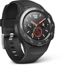 Huawei Watch 2 [inkl. Sportarmband schwarz WiFi + LTE nanoSIM] 45mm Kunststoffgehäuse schwarz