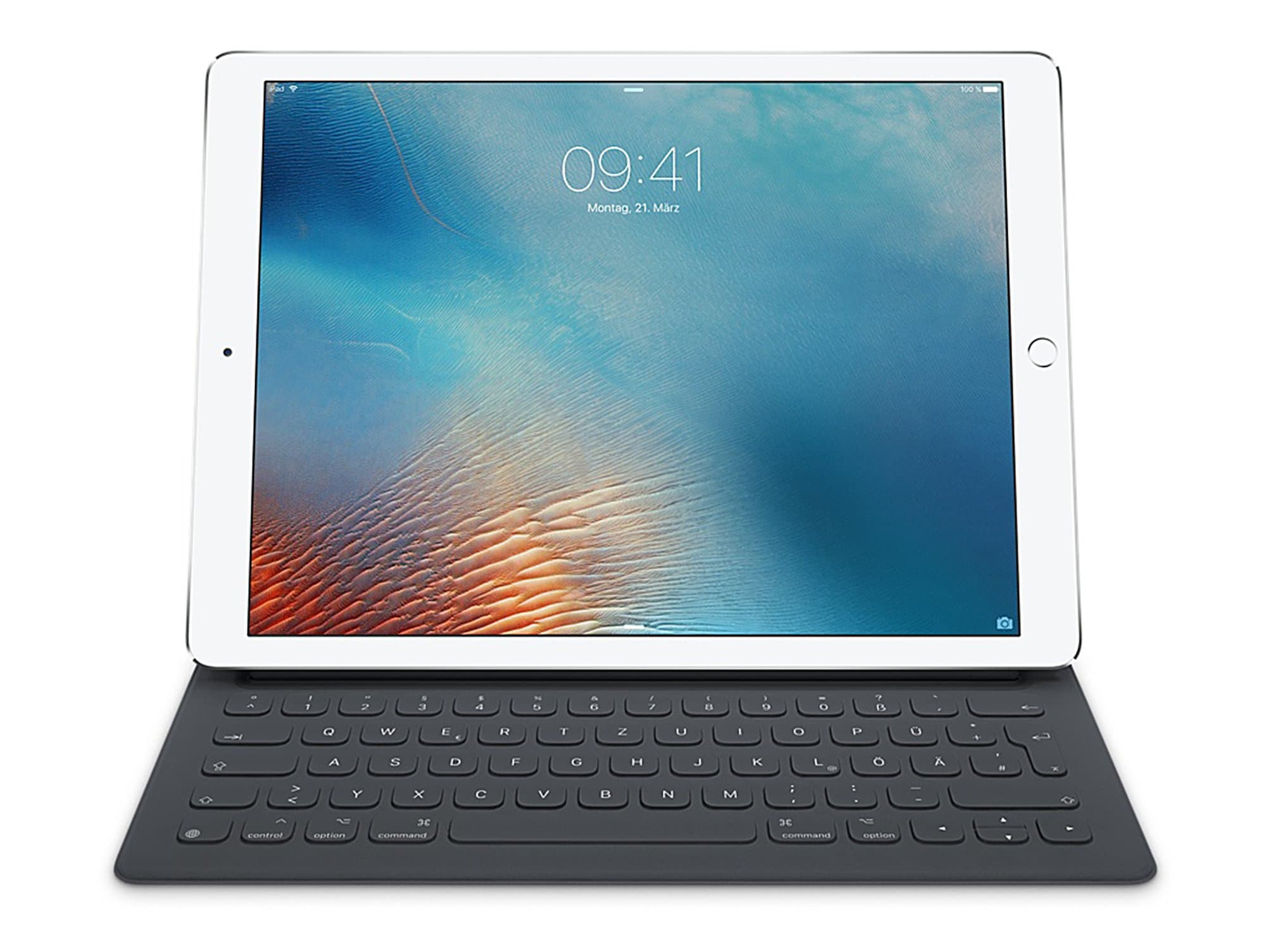 Apple Smart Keyboard [für Apple iPad Pro 129" (2016)] schwarz/grau