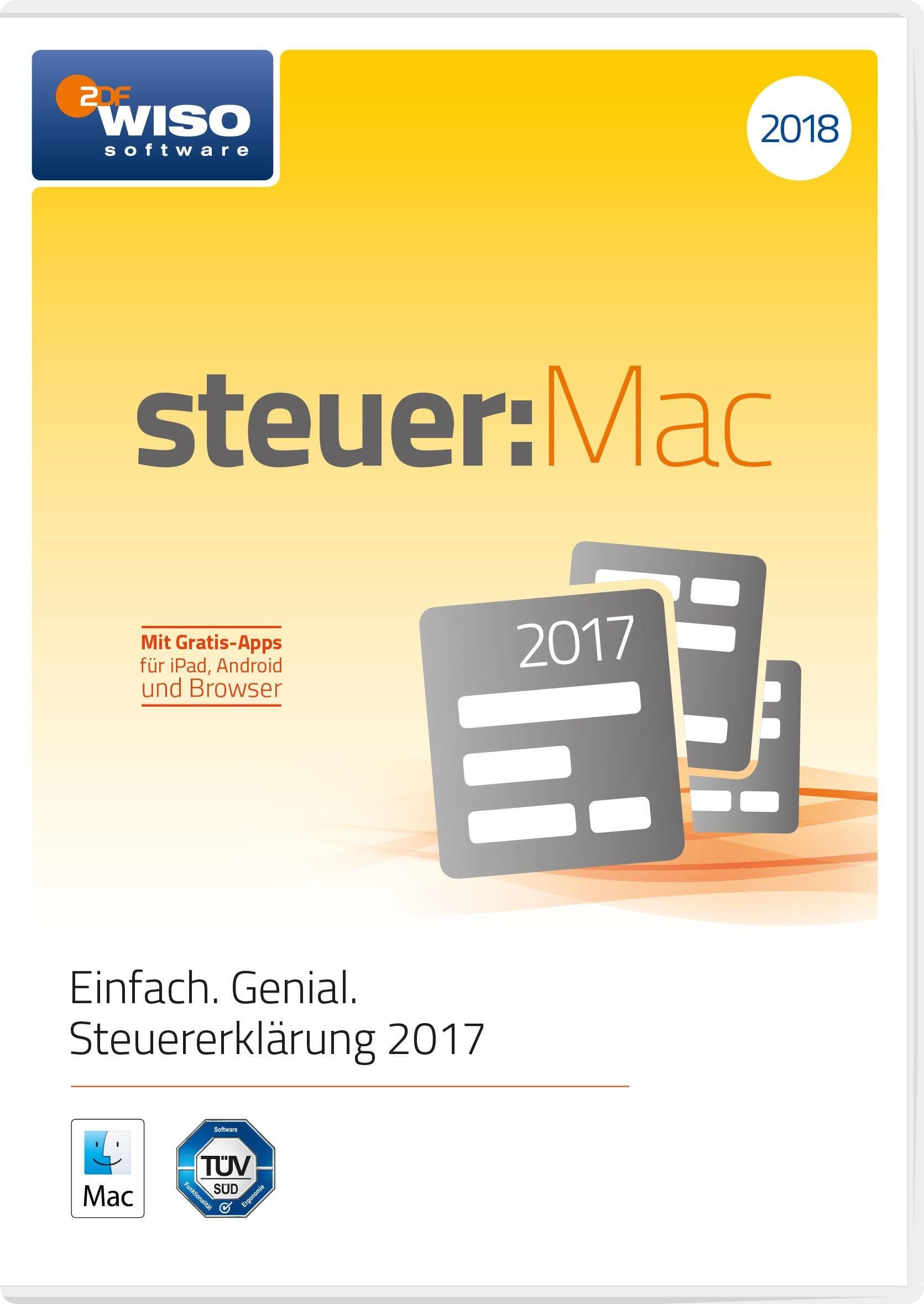 WISO steuer:Mac 2018 (für Steuerjahr 2017) [MAC]