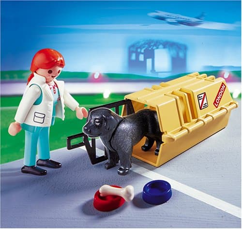 Playmobil 4317 - Tierärztin mit Hund und Flugbox