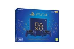 Sony PlayStation 4 500GB [Days of Play Limited Edition inkl. zwei DualShock-Controller] blau