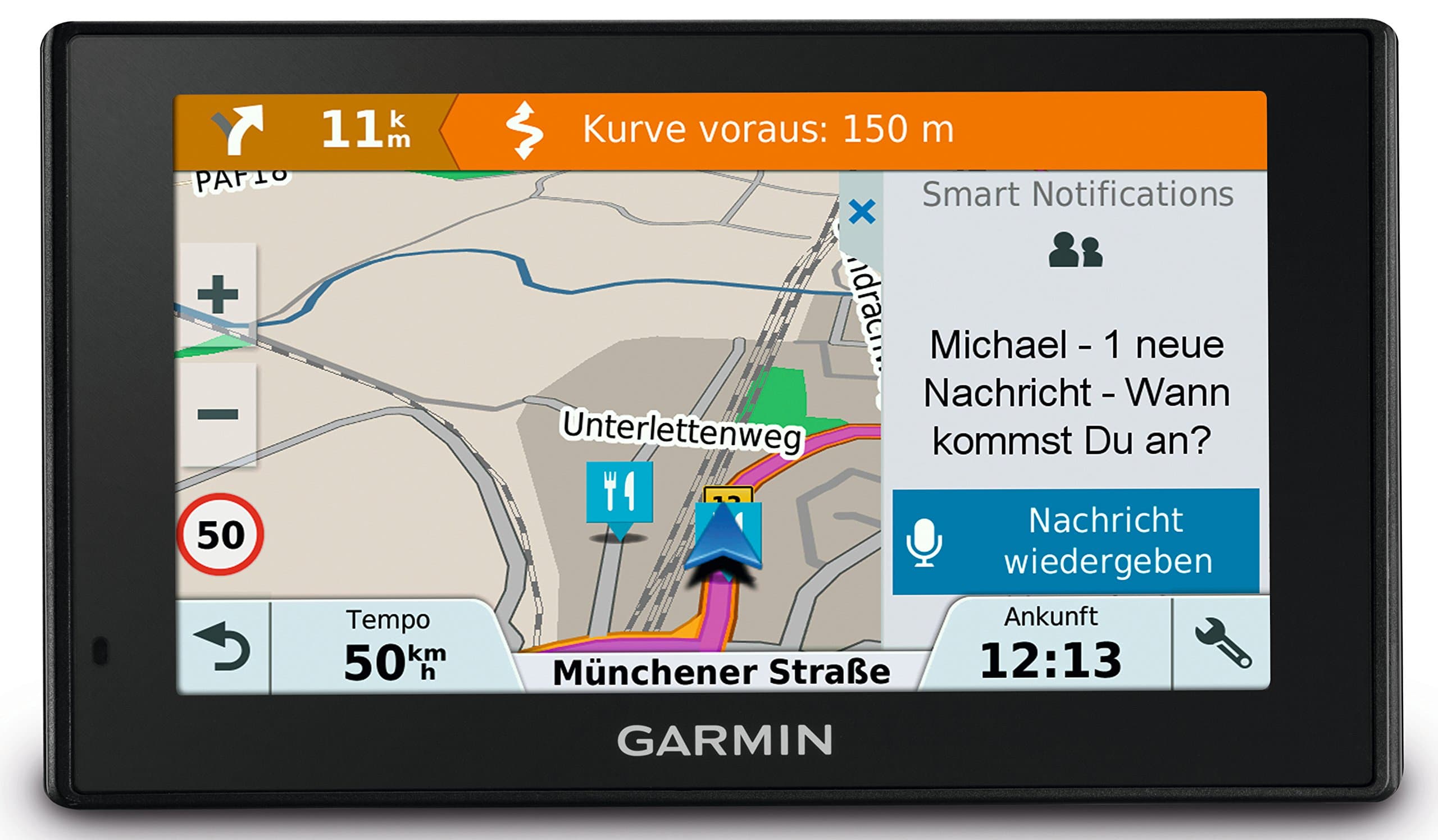 Garmin Drive Smart 51 LMT-D CE [5" 22 Länderkarten Lifetime] schwarz
