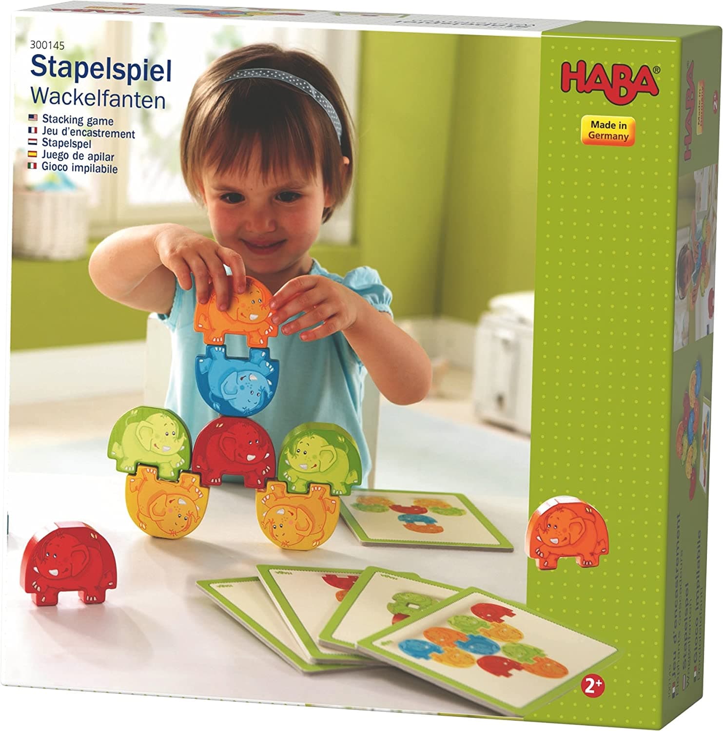 Haba 300145 - Stapelspiel Wackelfanten