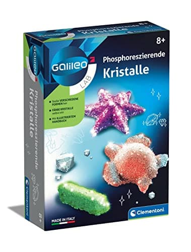 Clementoni 69487.7 - Galileo Fluoreszierende Kristalle mehrfarbig