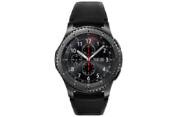Samsung Gear S3 Frontier [inkl. Silikonarmband schwarz] 46mm Edelstahlgehäuse spacegrau