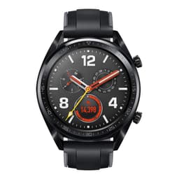 Huawei Watch GT [inkl. Silikonarmband schwarz] 465mm Edelstahlgehäuse graphite