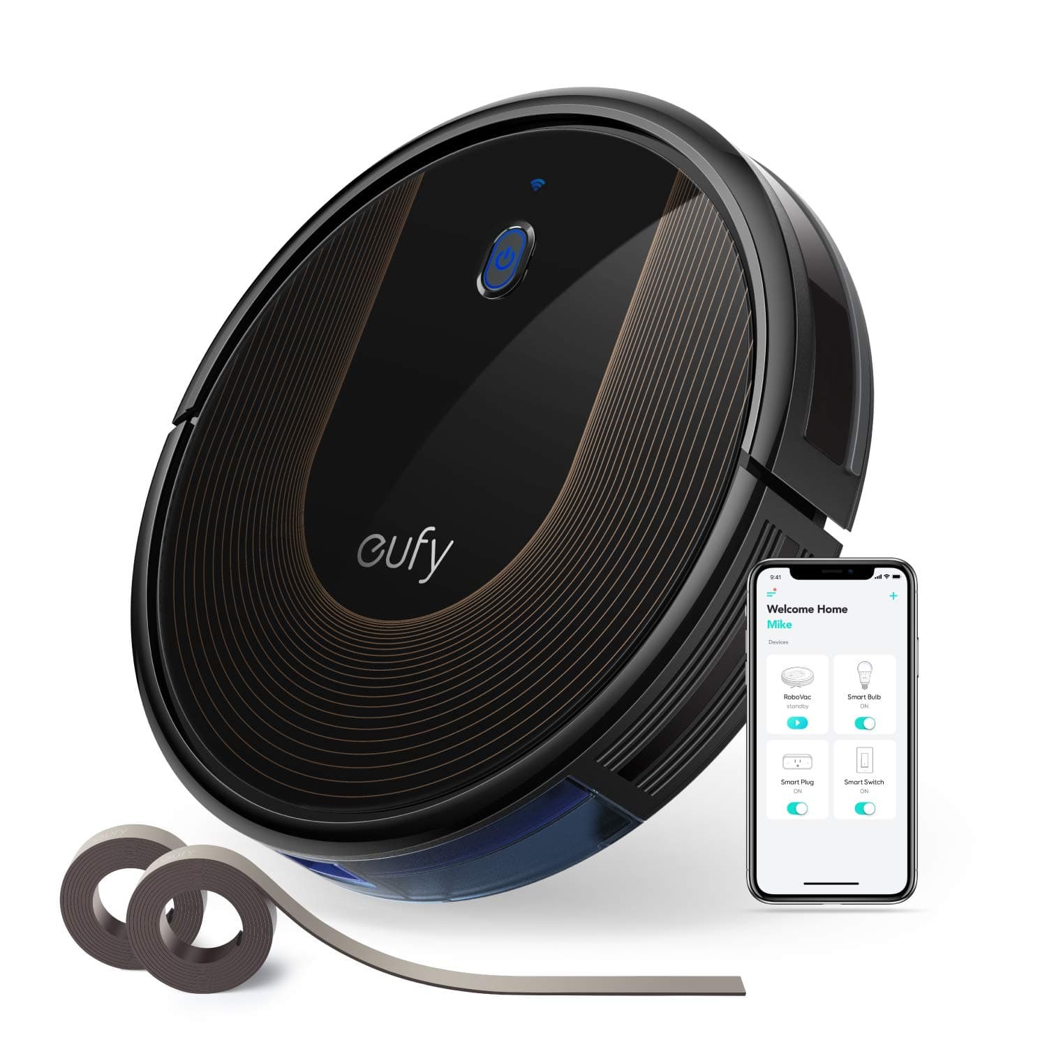 Eufy RoboVac 30C [100 Minuten 06 Liter 36 Watt] schwarz