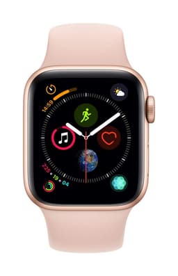 Apple Watch Series 4 [GPS inkl. Sportarmband sandrosa] 40mm Aluminiumgehäuse gold