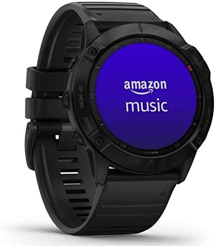 Garmin Fenix 6X Pro [inkl. Silikonarmband schwarz] 51mm Edelstahlgehäuse schwarz