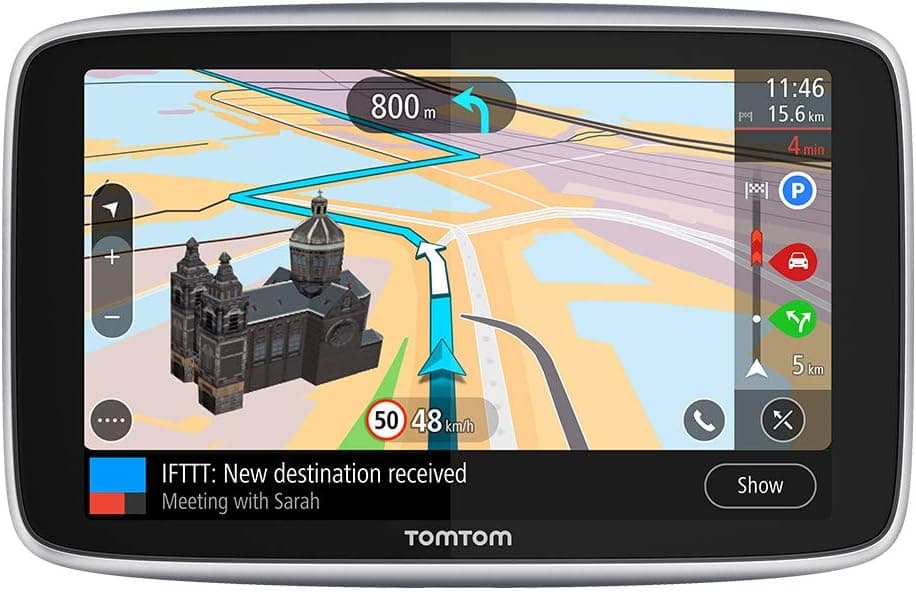TomTom Go Premium [5" Weltkarte Lifetime] schwarz/silber