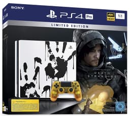Sony PlayStation 4 Pro 1TB Death Stranding Limited Edition [inkl. Death Stranding + Wireless Controller] weiß/schwarz