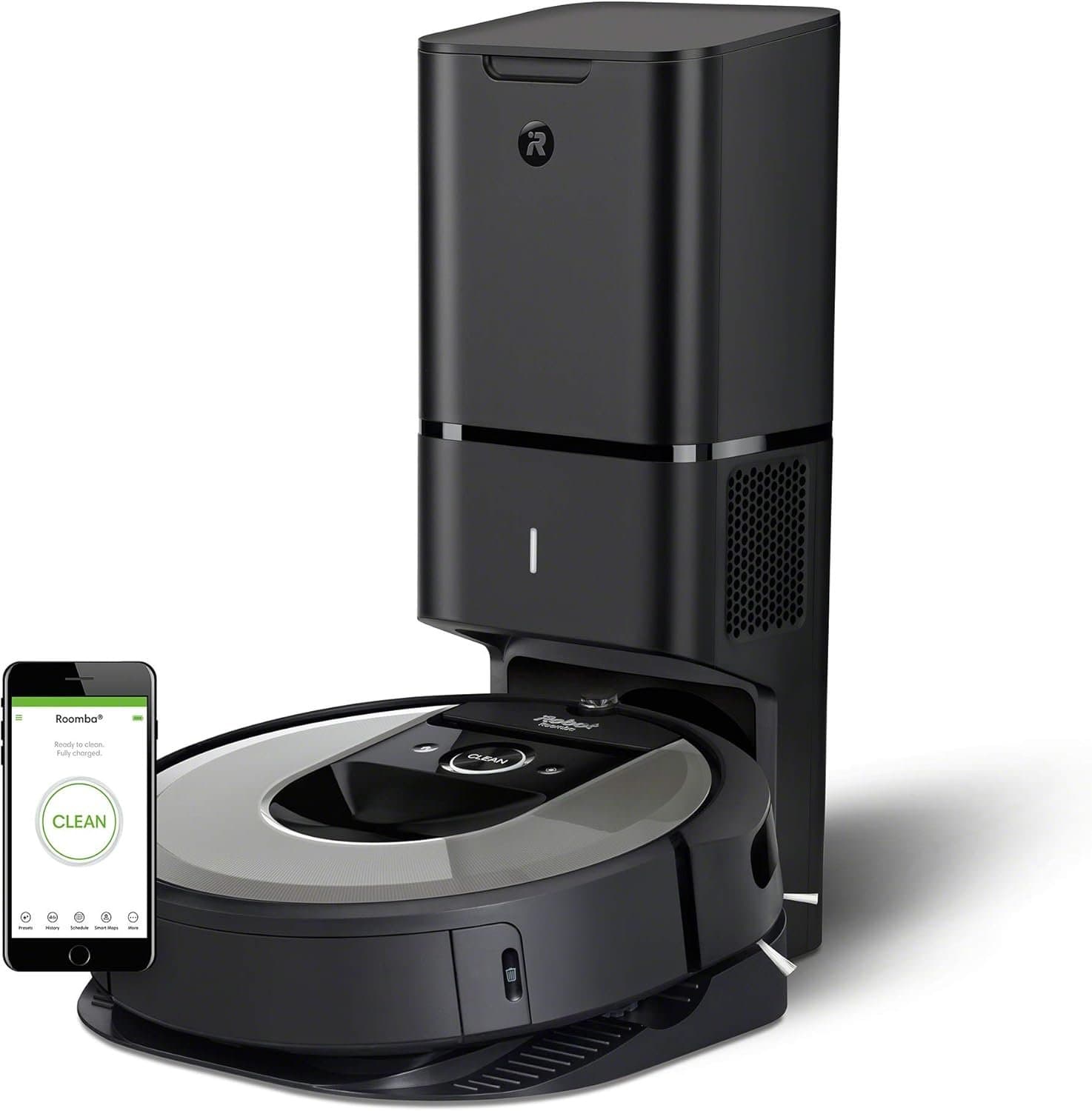 iRobot Roomba i7+ (i7556) [75 Minuten 04 Liter] grau inkl. Absaugstation