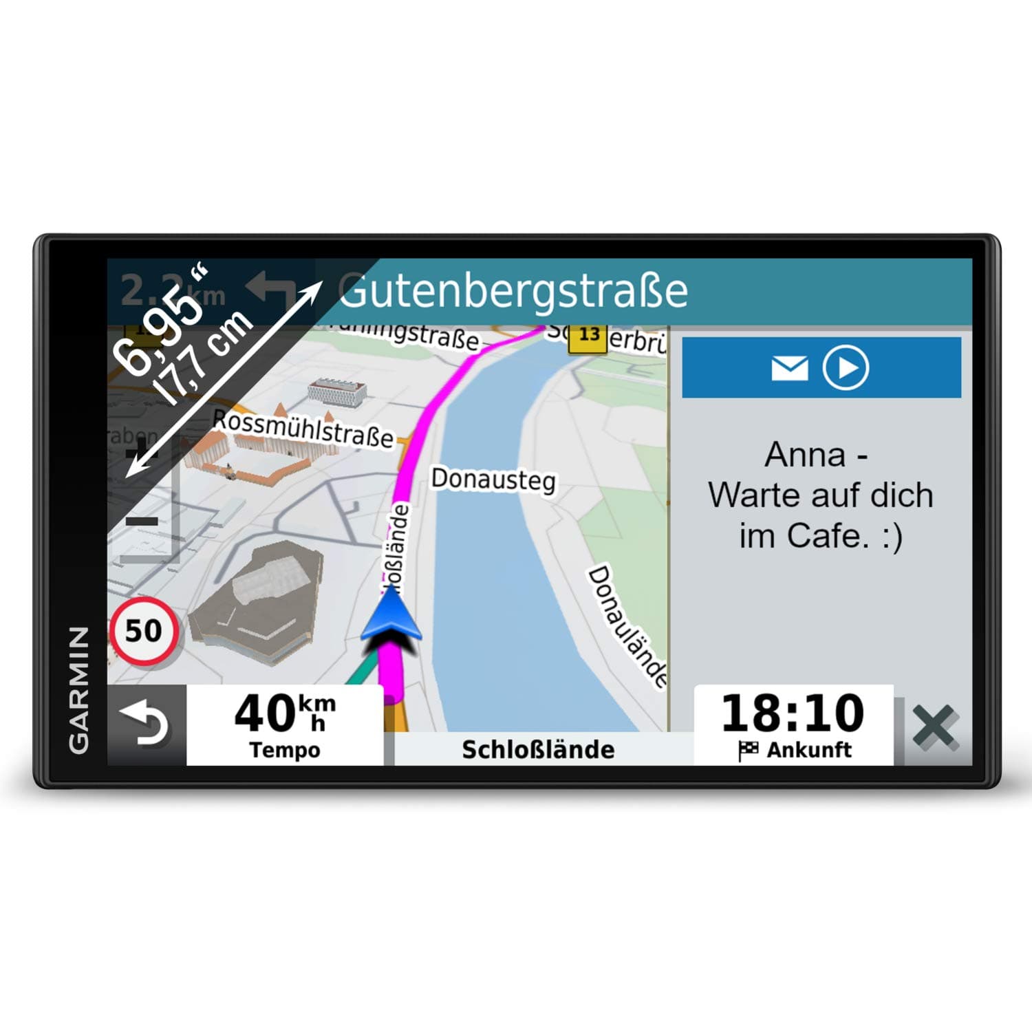 Garmin DriveSmart 65 MT-D [695" 46 Länderkarten Live-Traffic] schwarz