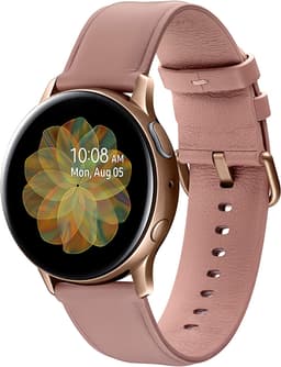 Samsung Galaxy Watch Active 2 [LTE inkl. Lederarmband gold] 40mm Edelstahlgehäuse gold