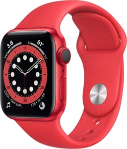 Apple Watch Series 6 [GPS + Cellular inkl. Sportarmband rot] 40mm Aluminiumgehäuse rot