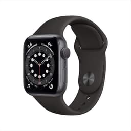 Apple Watch Series 6 [GPS inkl. Sportarmband schwarz] 40mm Aluminiumgehäuse spacegrau