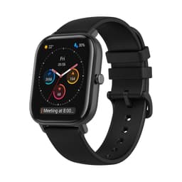 Amazfit GTS [inkl. Silikonarmband schwarz] Aluminiumgehäuse schwarz