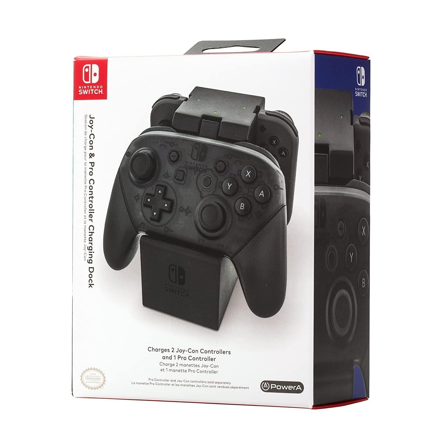 PowerA Joy-Con und Pro Controller Ladestation [für Nintendo Switch] schwarz