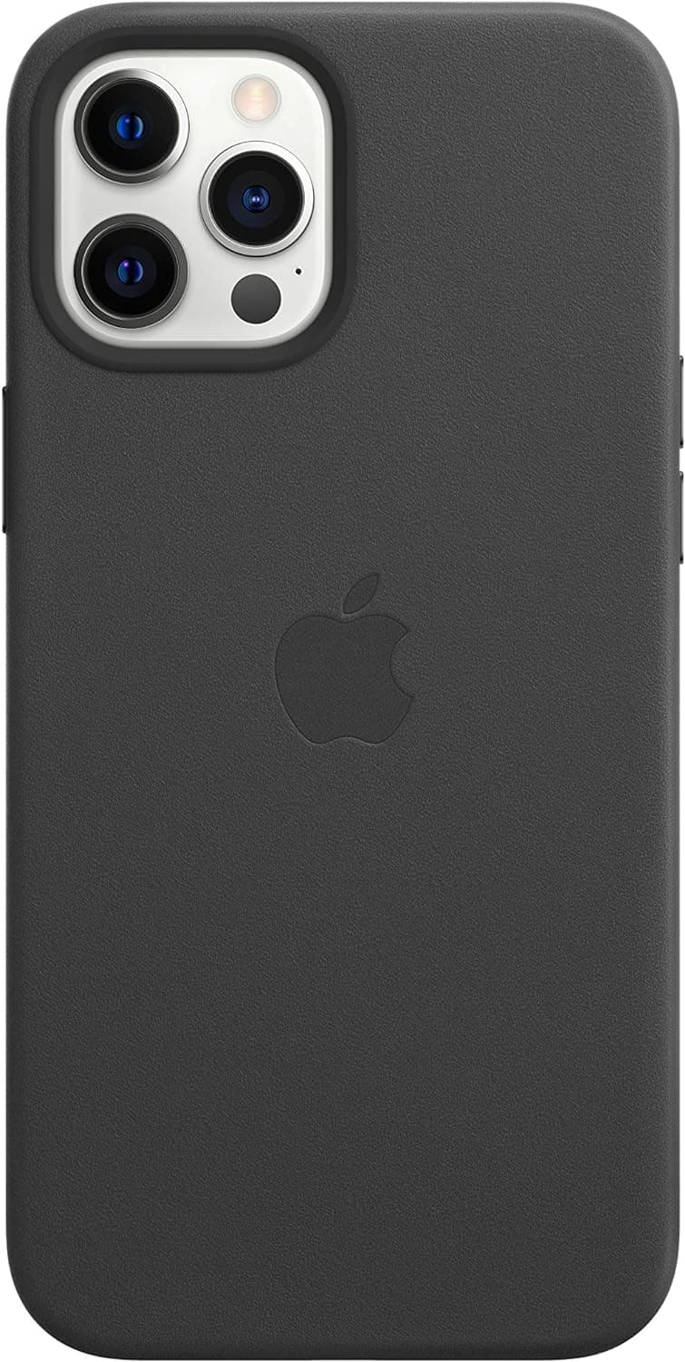 Apple Leder Case mit MagSafe [für iPhone 12 Pro Max] schwarz