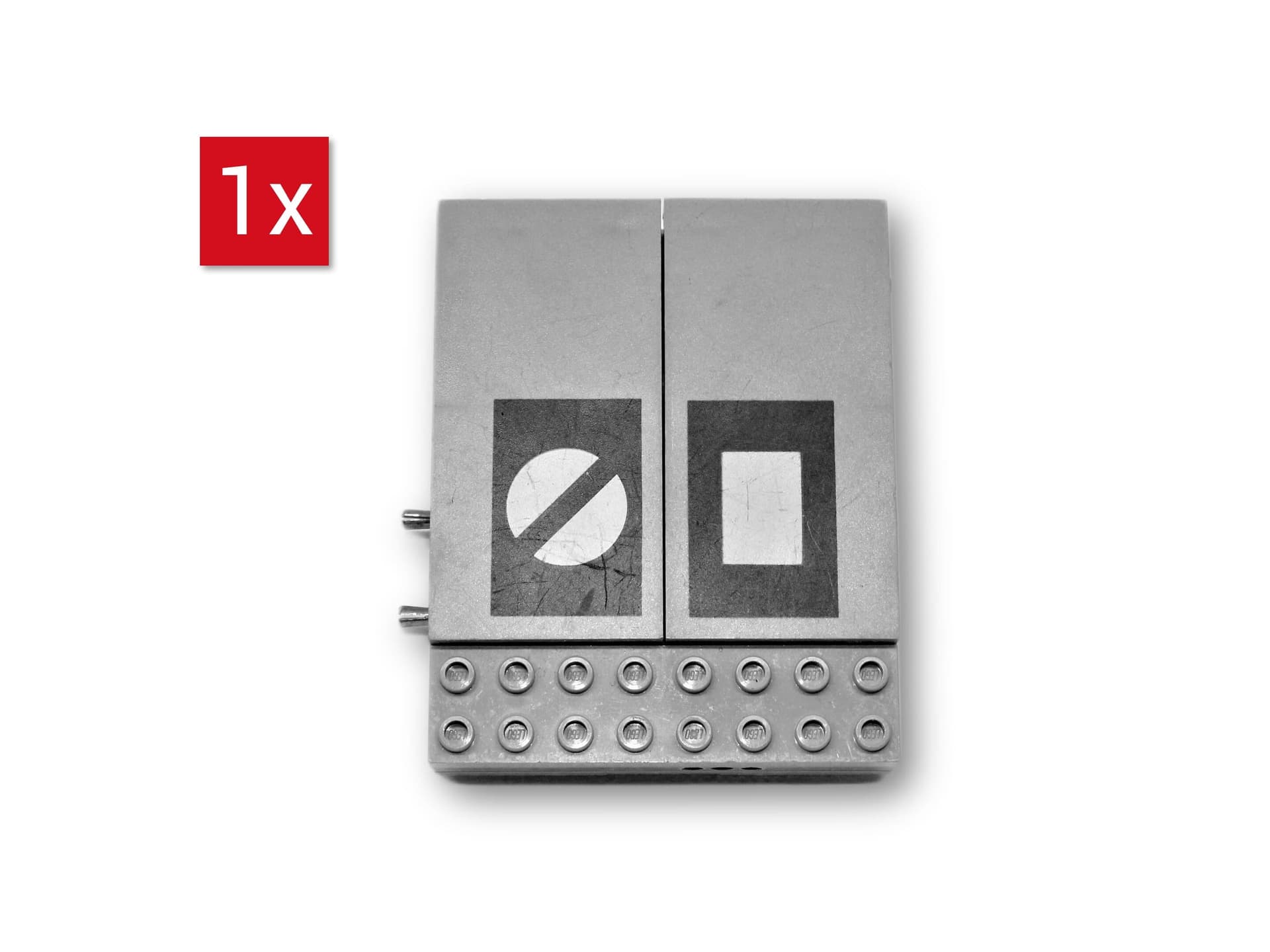 1x Lego System Electric Fernbedienung 12V Remote Controller alt-hellgrau