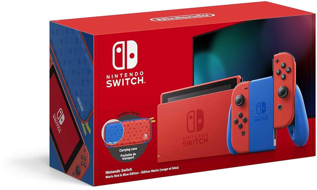 Nintendo Switch Konsole [Mario Edition] rot/blau