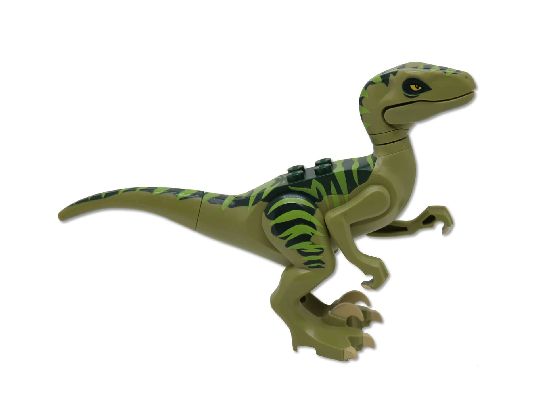 1x LEGO Dinosaurier Raptor [22g 12.5x8.5x2.6cm] grün